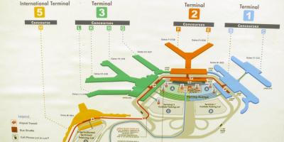 Zemljevid O Hare terminali