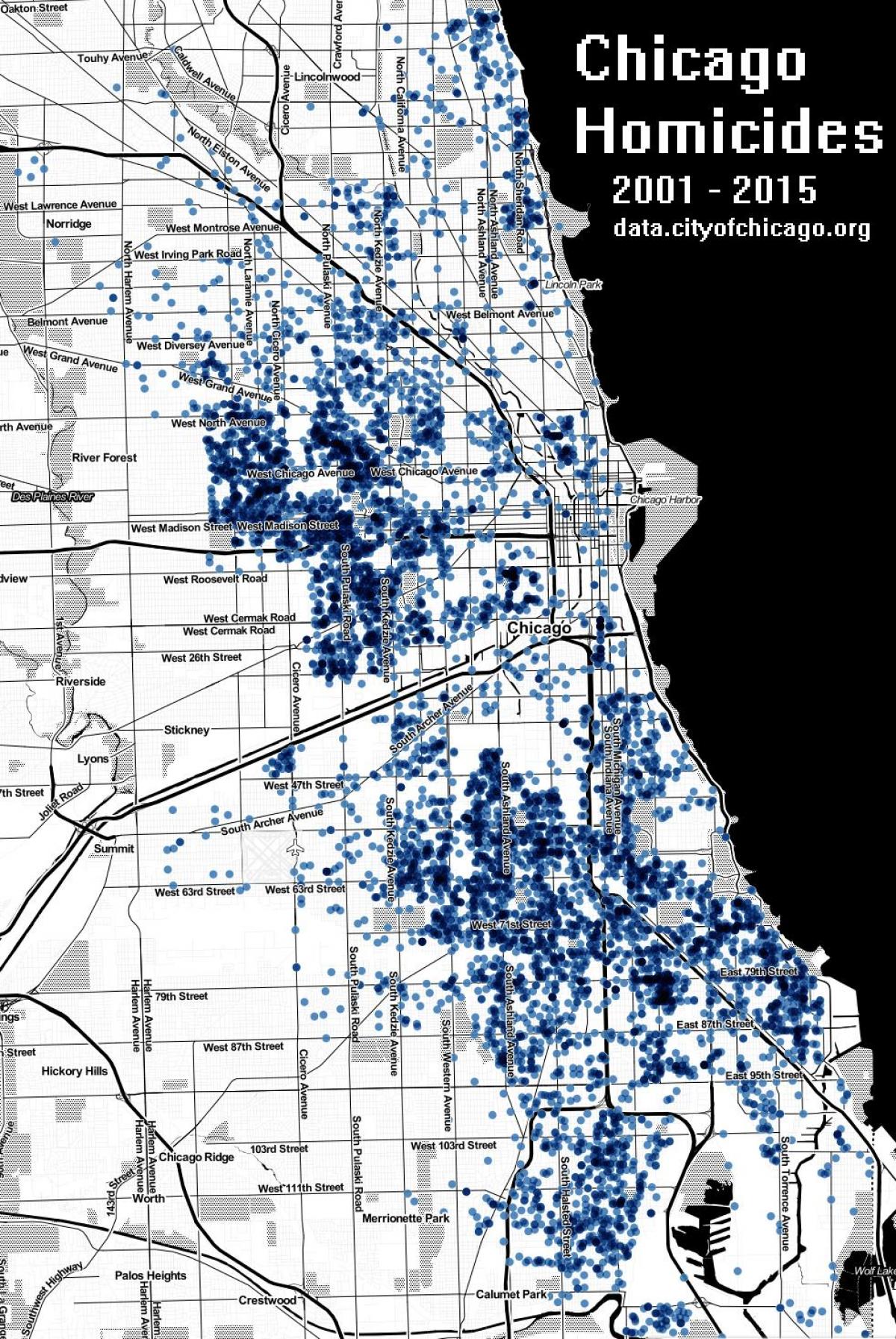 Chicago umor zemljevid