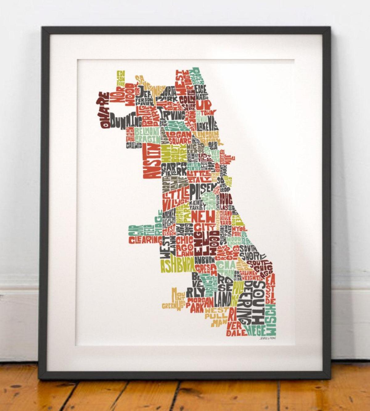 Chicago art map