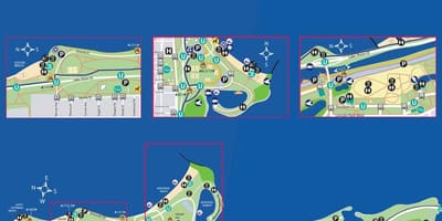 Zemljevid Chicago plaže