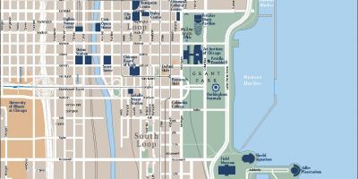 Promet zemljevid Chicago