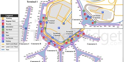 Zemljevid Chicago O Zajca